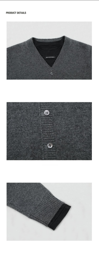 [MASONPRINCE] Cashmere Fitted Sweater