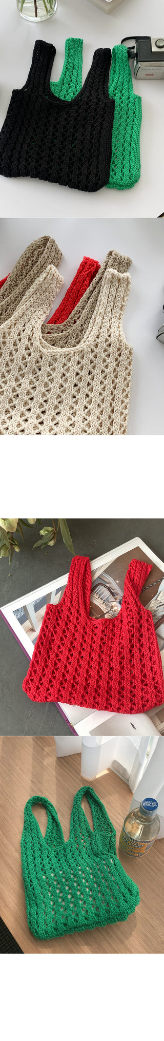 Knitted mini bag