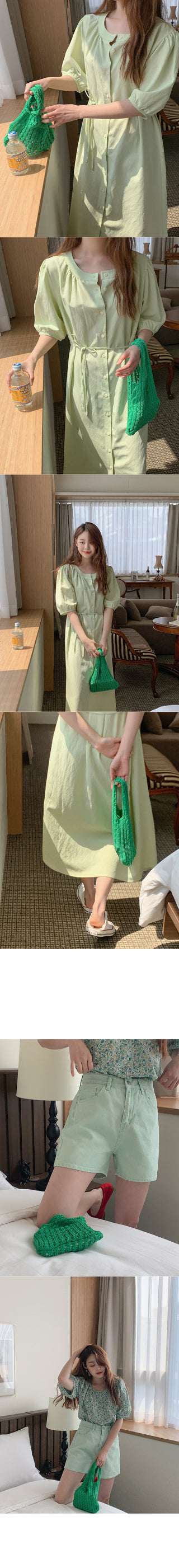 Knitted mini bag