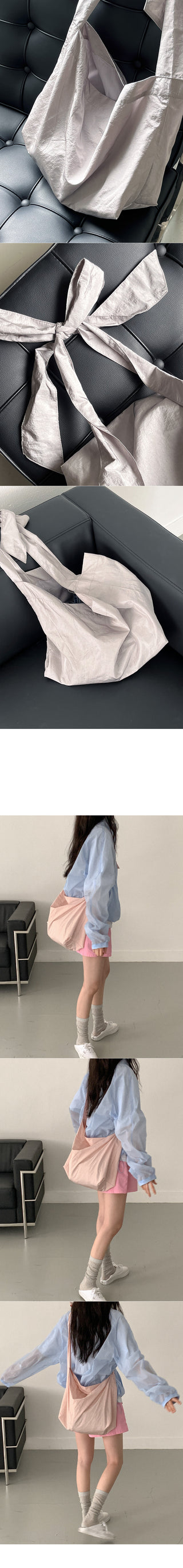 Ribbon nylon bag
