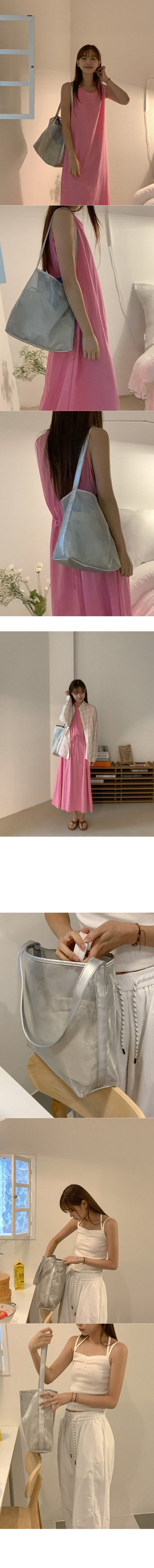 Mesh shoulder bag