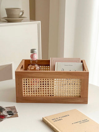 Retro Wood Storage Box