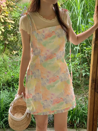 Mini bustier dress