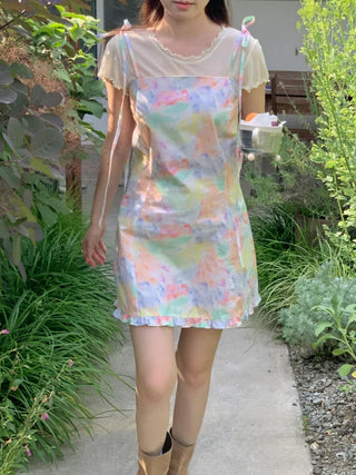 Mini bustier dress