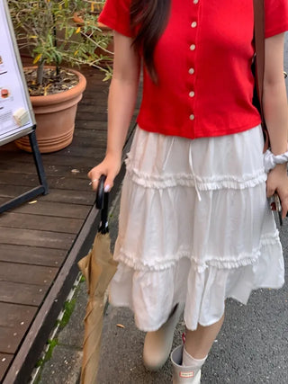 Eyelet punched sleeveless top