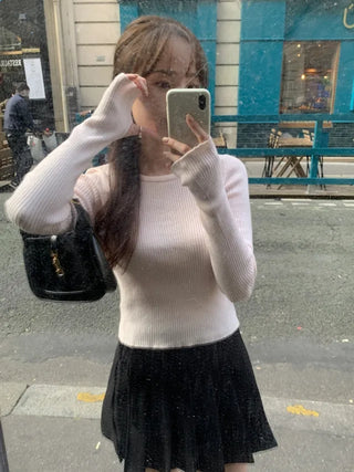 Layered Inner Warmer Knit