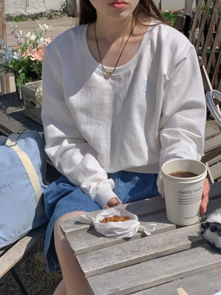 Round Loose Fit Sweatshirt (4c)