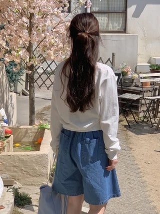 Round Loose Fit Sweatshirt (4c)