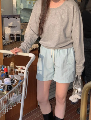 Round Loose Fit Sweatshirt (4c)