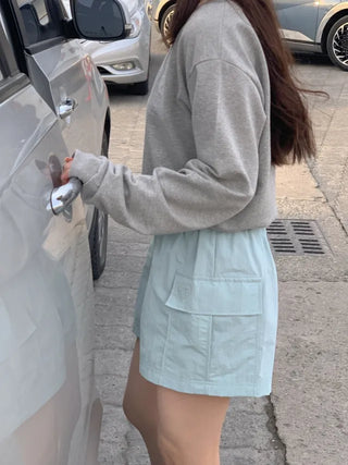 Round Loose Fit Sweatshirt (4c)