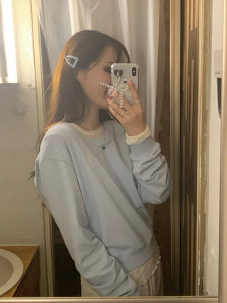 Round Loose Fit Sweatshirt (4c)