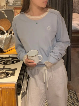 Round Loose Fit Sweatshirt (4c)