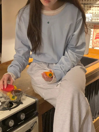 Round Loose Fit Sweatshirt (4c)