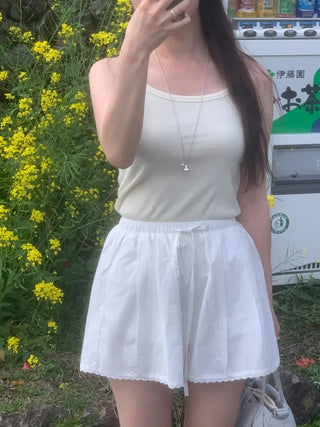 U-neck ribbed sleeveless top (3c)