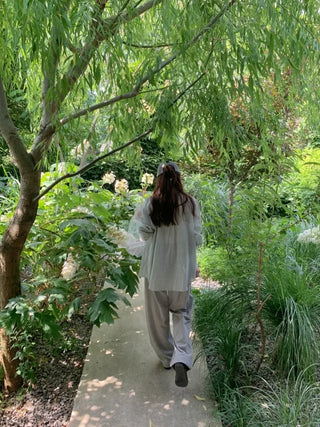 Oversized check shirt