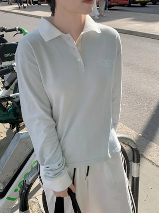 Long-sleeved colored T-shirt
