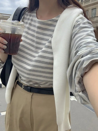 Basic striped T-shirt