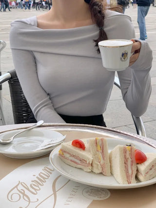 5 colors - Lovely off-shoulder