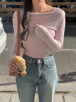 5 colors - Lovely off-shoulder