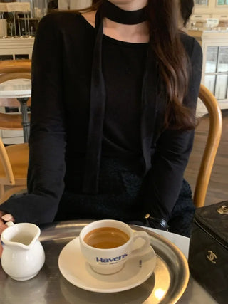 Winter Layered Inner Tie T-Shirt
