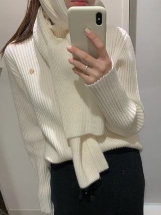 Whole Garment Cashmere Wool Scarf