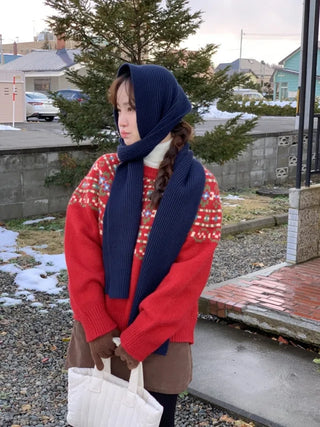 Whole Garment Cashmere Wool Scarf