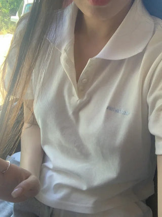 Short-sleeved polo shirt