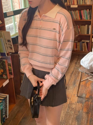 Striped knit_short/long version