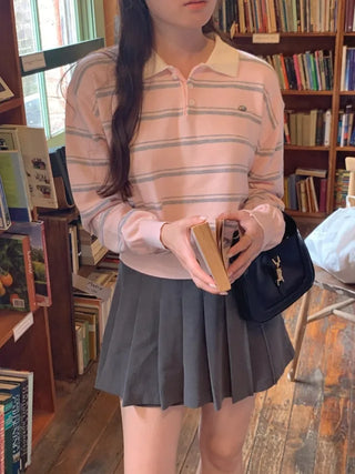 Striped knit_short/long version