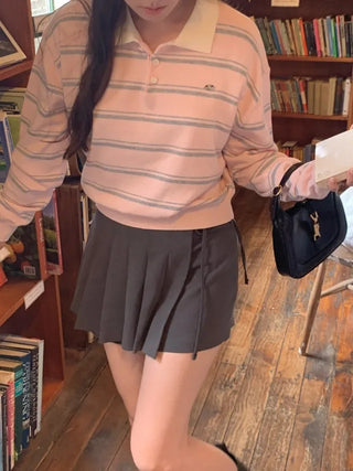 Striped knit_short/long version