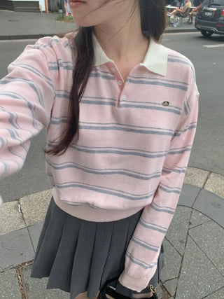 Striped knit_short/long version