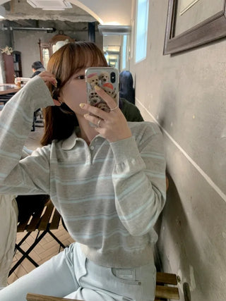 Striped knit_short/long version