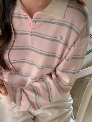 Striped knit_short/long version