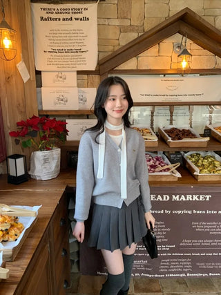 (Over 20,000 sold) 6-color Milk Round Cashmere Knit Cardigan