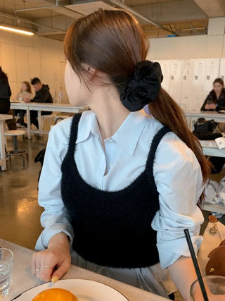 Soft, loose-fitting cotton shirt