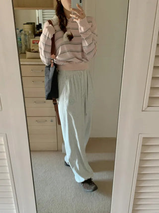 Striped knit_short/long version