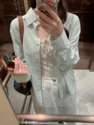 Soft, loose-fitting cotton shirt