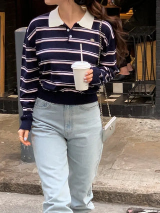 Striped knit_short/long version