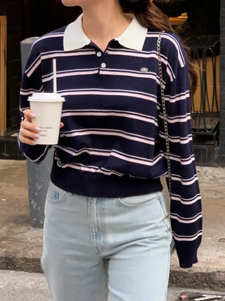 Striped knit_short/long version