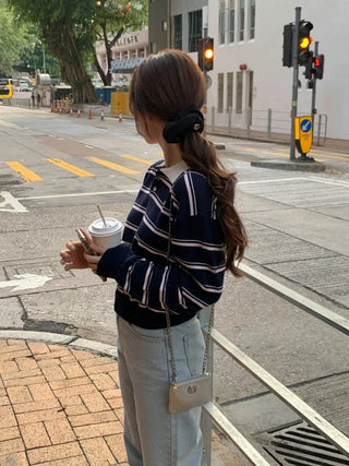 Striped knit_short/long version