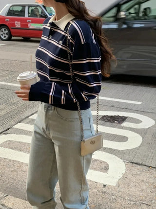 Striped knit_short/long version