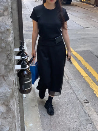 Basic short-sleeved T-shirt