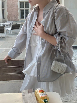 Layered ruffle camisole dress