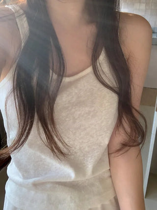 [5 colors] Clean Layered Sleeveless
