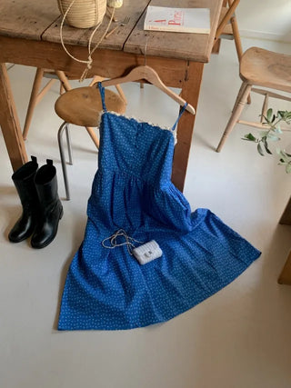 Flower Lace Long Camisole Dress