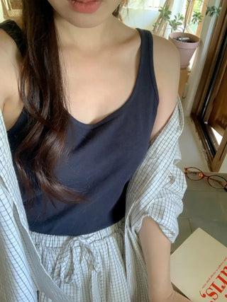 [5 colors] Clean Layered Sleeveless