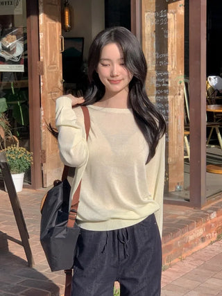 Linen non-faded ribbon denim pants