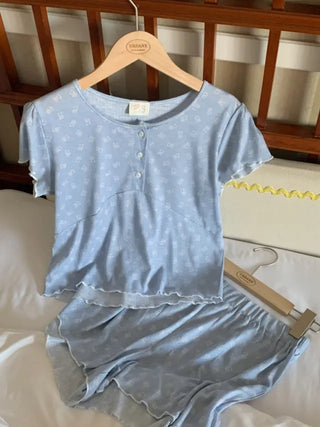 [Homewear] Frill Pajama Set