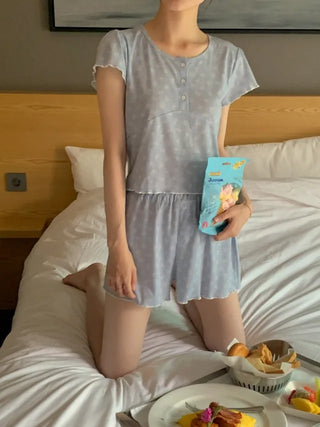 [Homewear] Frill Pajama Set