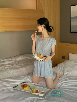 [Homewear] Frill Pajama Set